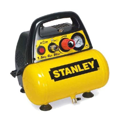 Stanley DN200/8/6 6 LT. 1.5 HP Yağsız Hava Kompresörü