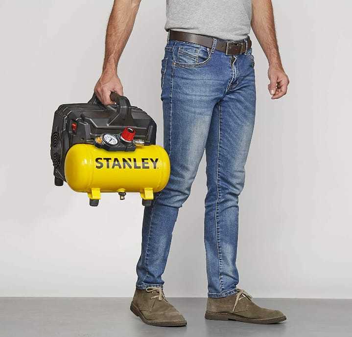 Stanley DST 100/8/6 1 Hp 8 Bar 6 L Çok Sessiz Hava Kompresörü