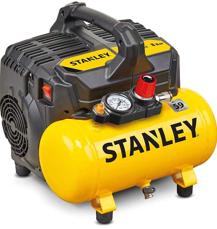 Stanley DST 100/8/6 1 Hp 8 Bar 6 L Çok Sessiz Hava Kompresörü